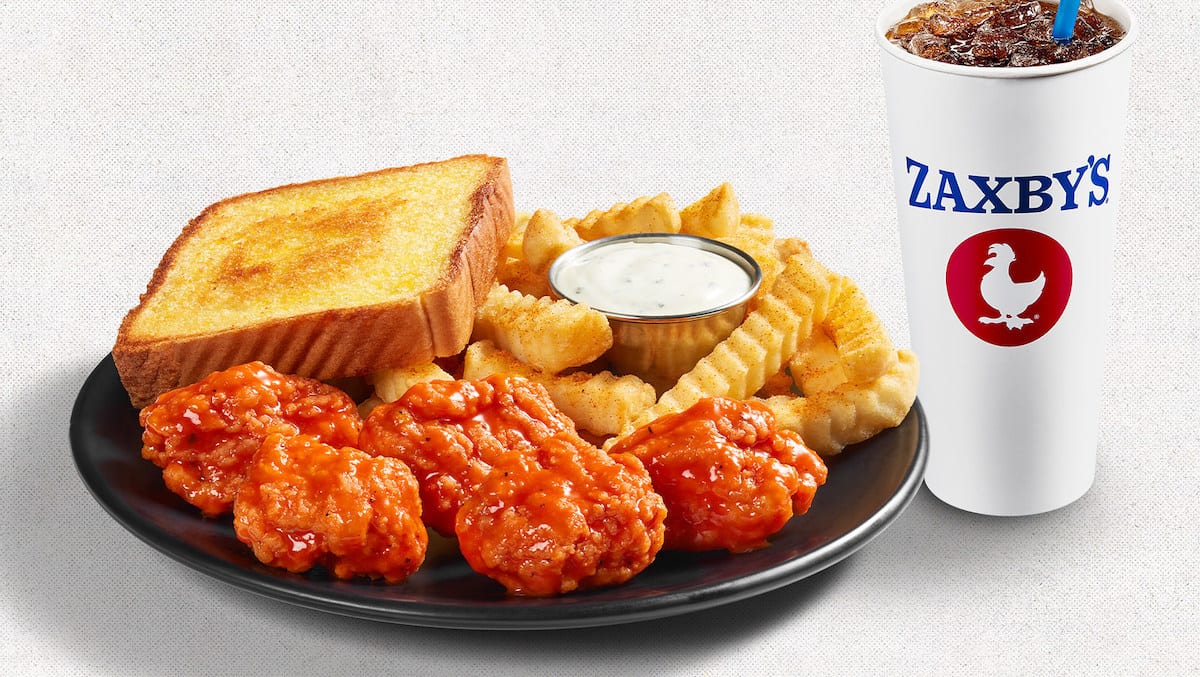Zaxby's May 3 Buy one Boneless Wings Meal, get one free, for Teachers