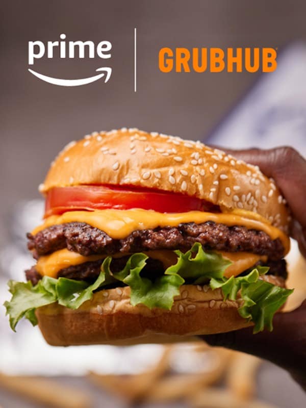 Amazon Prime members get free Grubhub delivery (plus 20 off an order