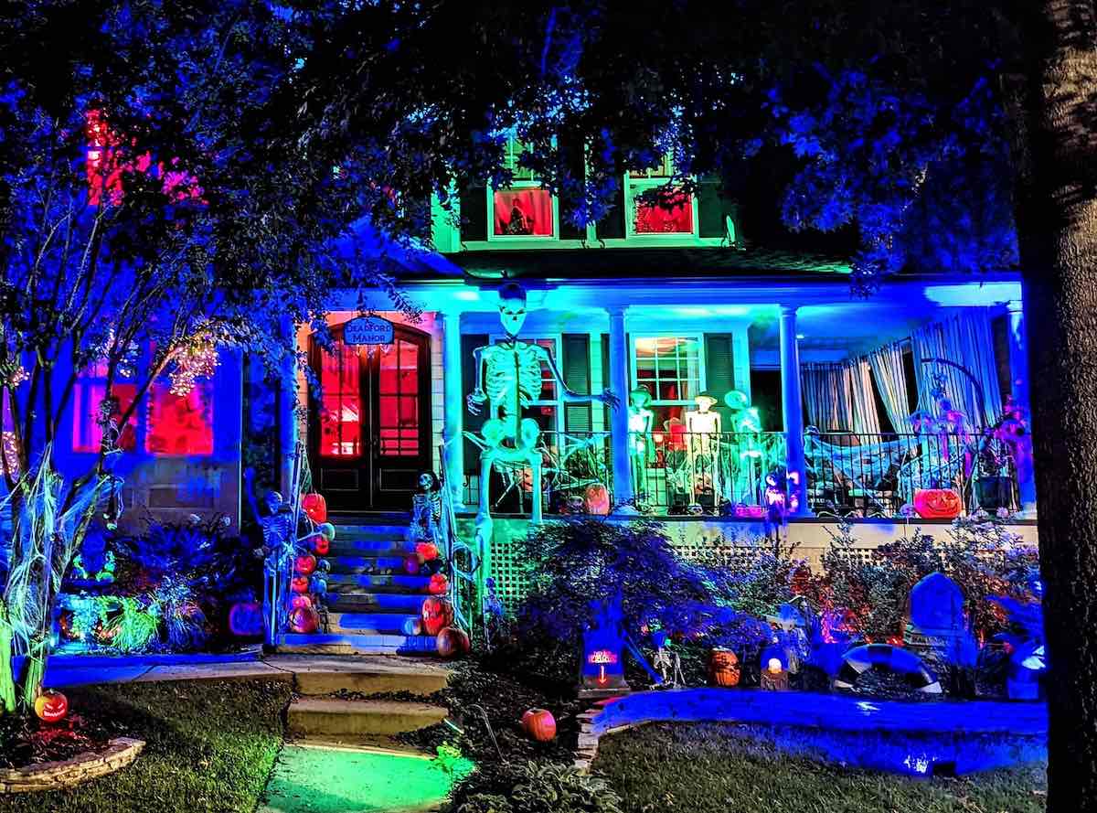 9 Home Halloween Light Displays and Haunts in the Triangle Triangle