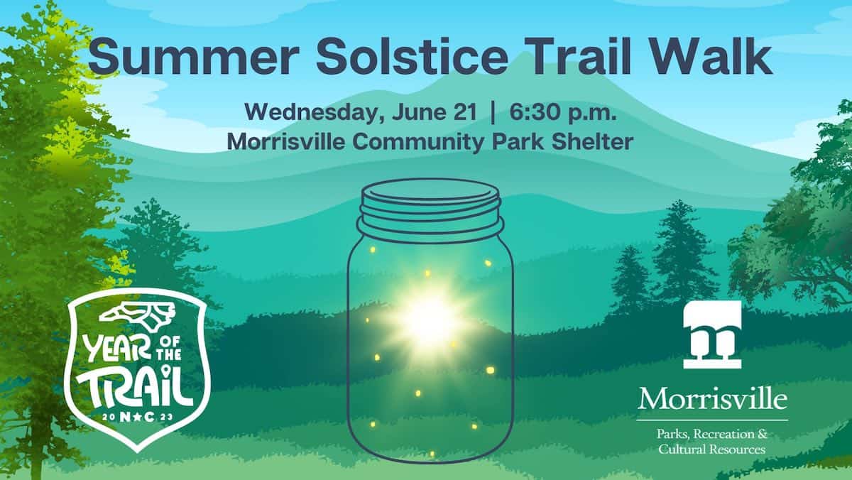 Summer Solstice Trail Walk in Morrisville Triangle on the Cheap