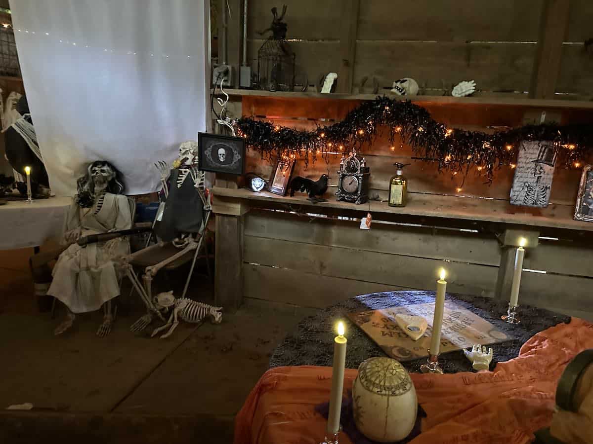 The Witch's Haunted Barn at Firefly Farm in Hillsborough open every