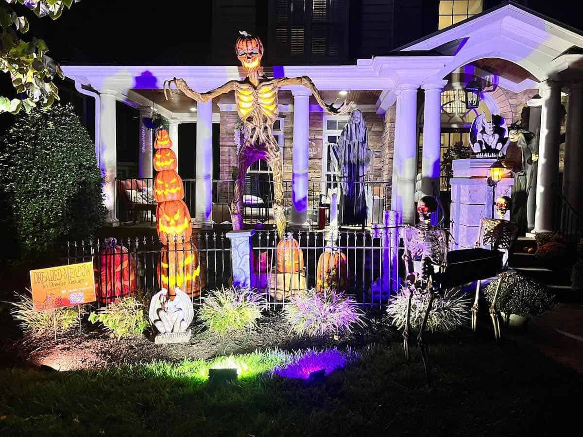 9 Home Halloween Light Displays and Haunts in the Triangle Triangle
