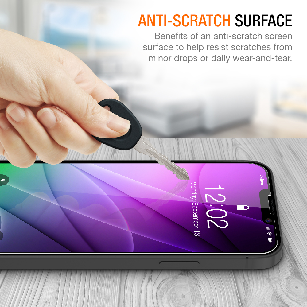Trianium Tempered Glass Screen Protector designed for Apple iPhone 13