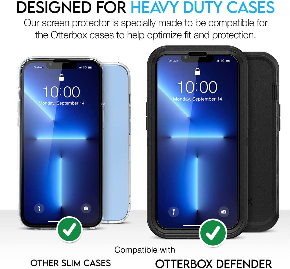 Trianium Screen Protector Compatible for iPhone 13 Pro Max 2021 3 Pack