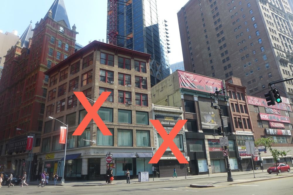 Tribeca Citizen Double Demolition on Park Row