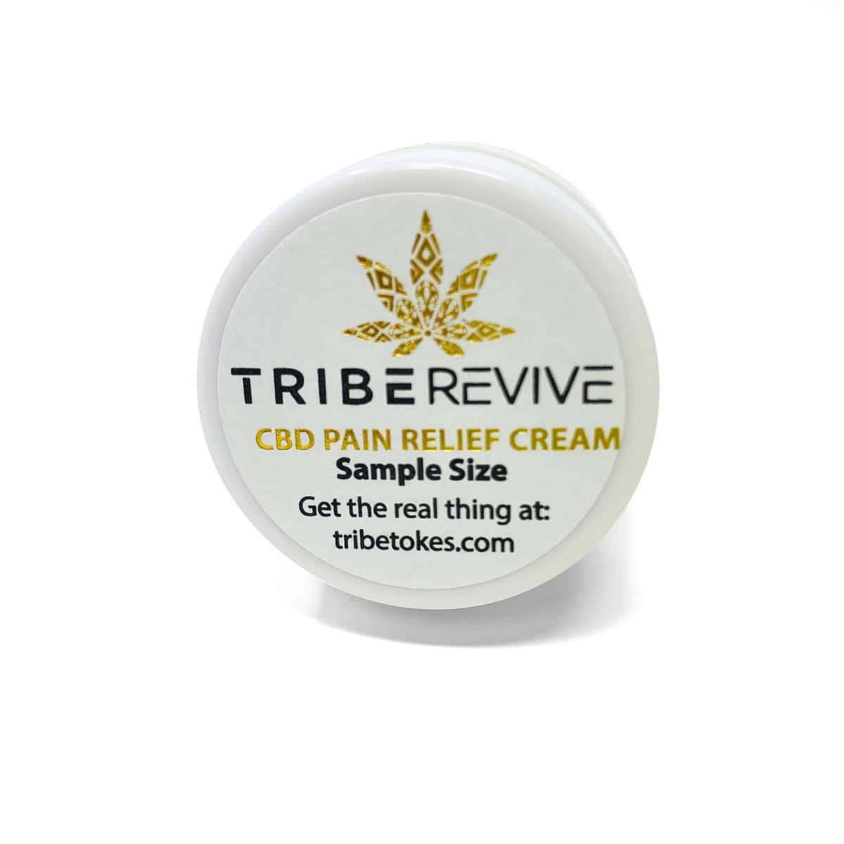 Travel Size Extra Strength CBD Pain Relief Cream Back Pain TribeTokes