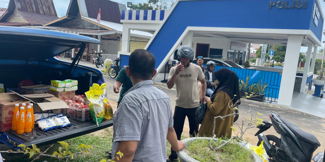 Gerakan Pangan Murah Lingga, Warga Antre Belanja Murah