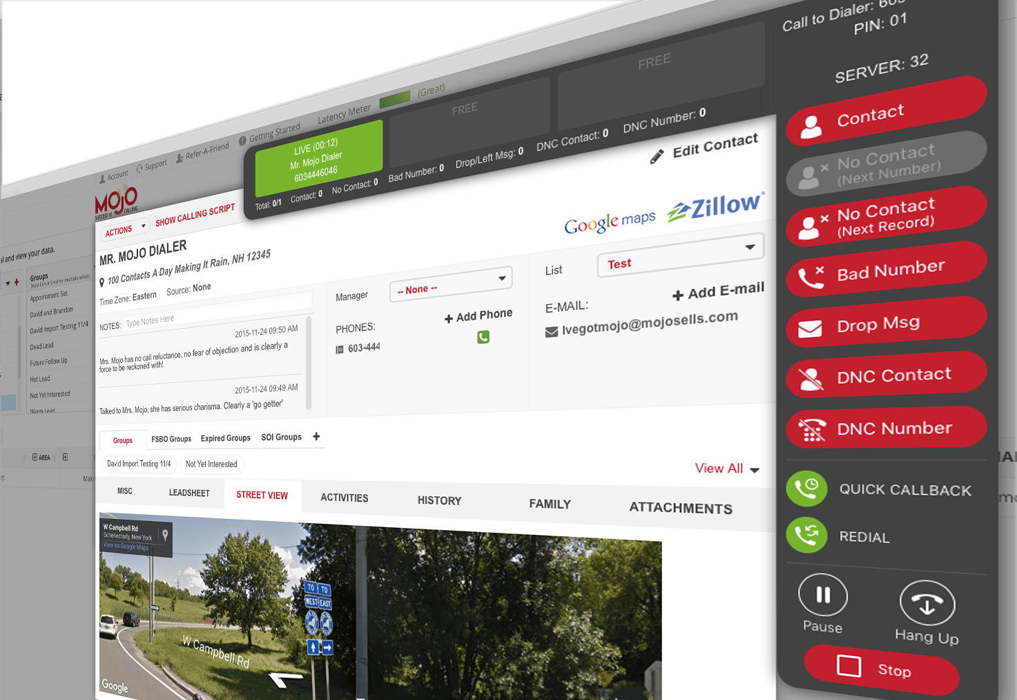 Mojo TRIBUS Integration Custom Real Estate Brokerage sites, CRM