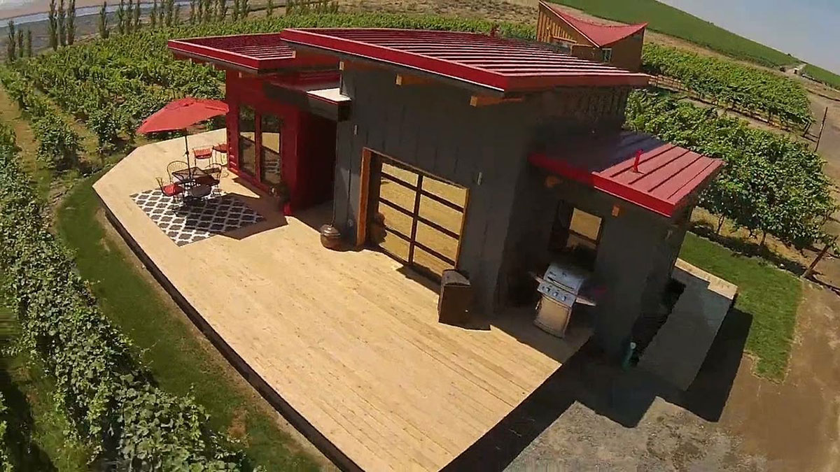 2015 HGTV Tiny House Nicole Cellars Winery, WA Tri Cities Engineering
