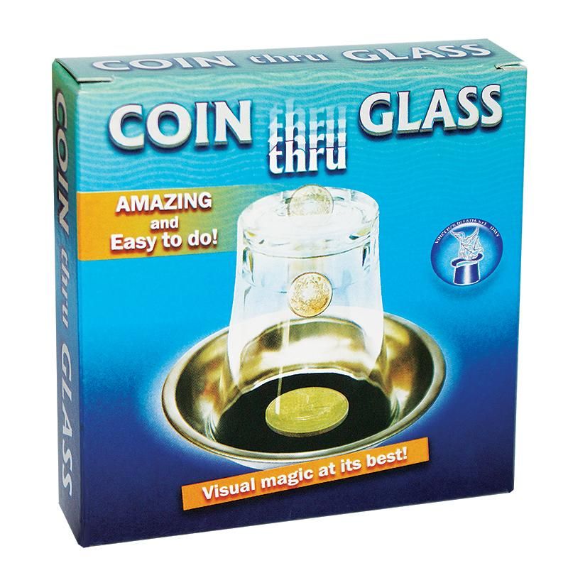 Coin Thru Glass M??nze durch Glas Trickbox Zauberartikel