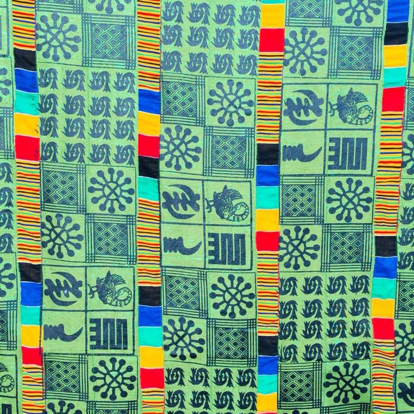 Strip layout Adrinka Cloth