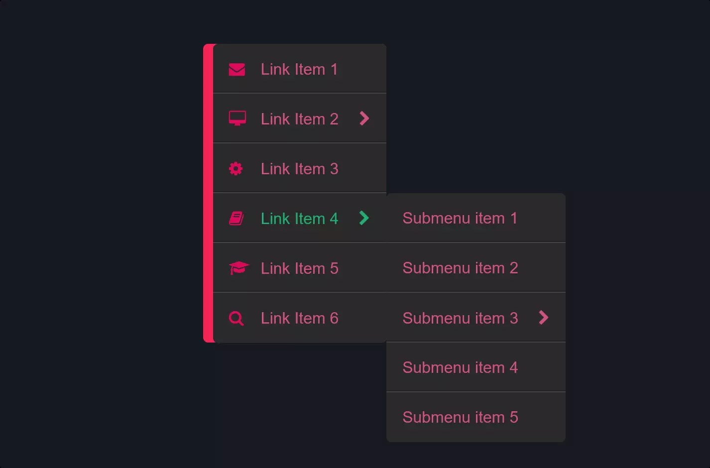 15 CSS Vertical Menu Examples
