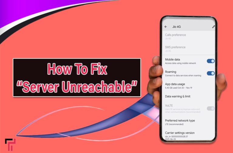 How To Fix "Server Unreachable" When Making A Phone Call