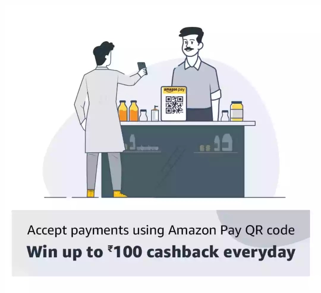 Amazon Merchant Offer Get Upto ₹100 Cashback