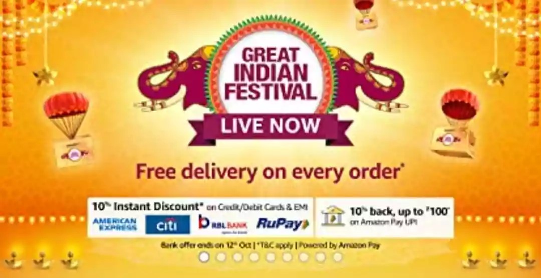 Amazon Free Delivery On Every Order for All Users Great Indian Festival