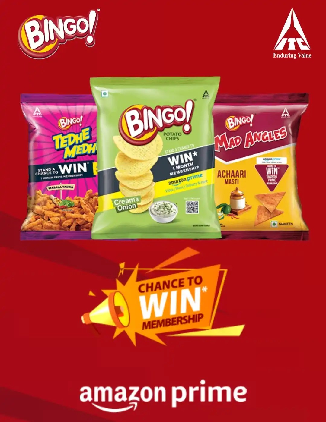 Bingo Free Amazon Prime Membership for 1 Month