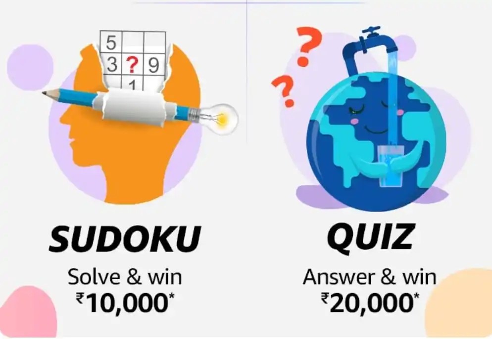 Amazon World Water Day Quiz Answers Win ₹20000