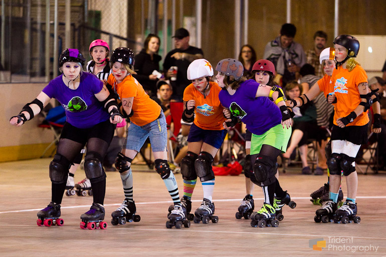 Edmonton Jr. Roller Derby, WickED vs Orange Crushers Professional