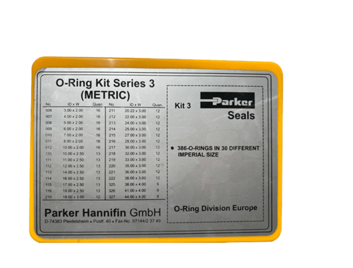 Parker O Ring Kit 3 Trident Precision