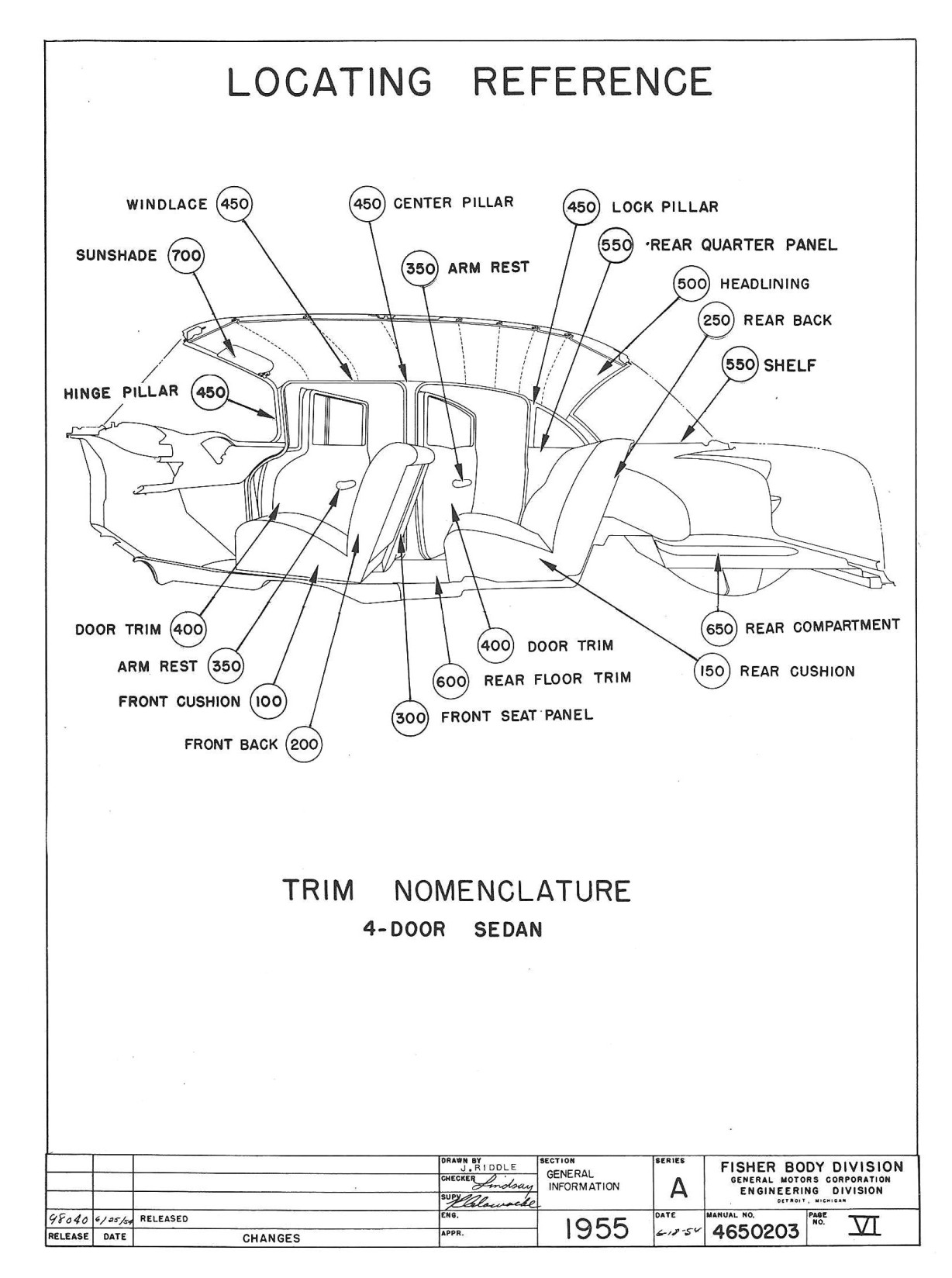 1955 Chevy Trim Instructions Manual