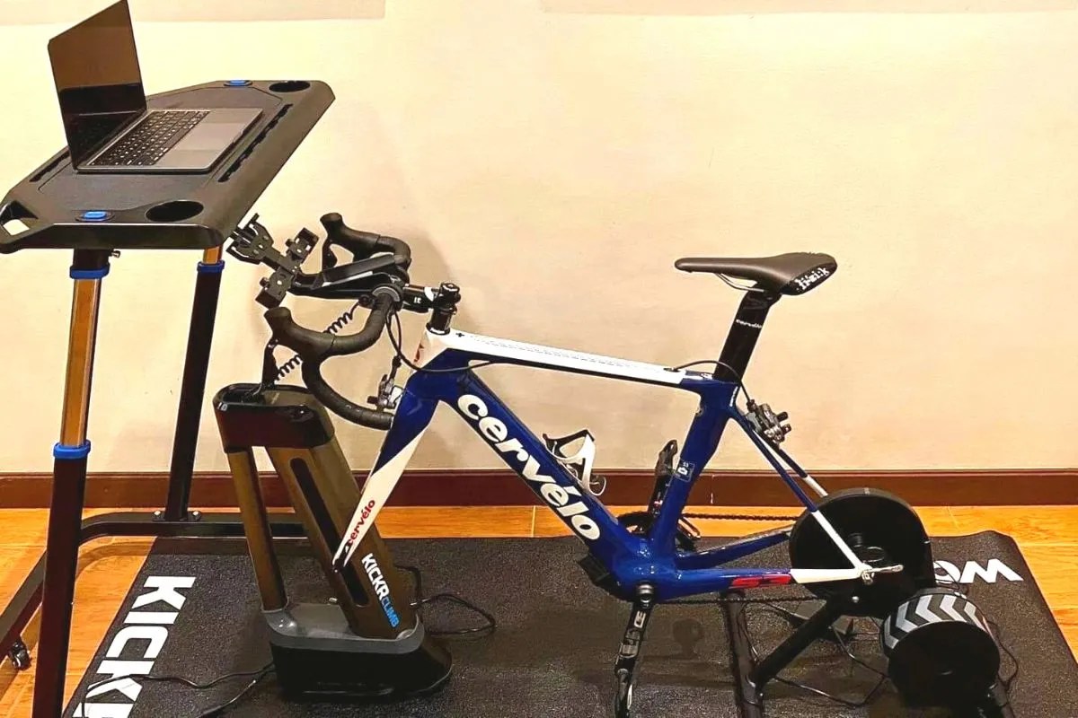 Bike Trainer Desks for Indoor Cycling — TRIGEARLAB