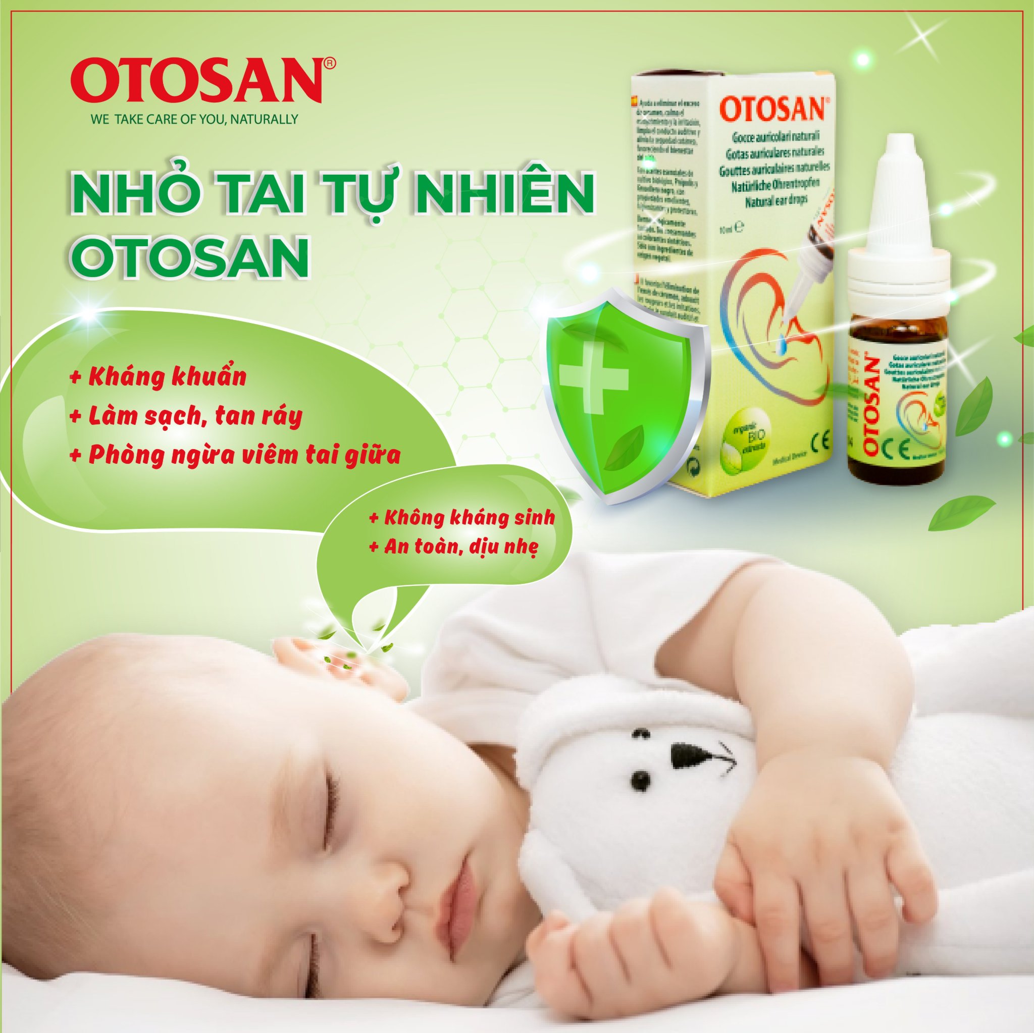 Nhỏ tai_ Otosan Natural Ear Drops Dược Trí Khang