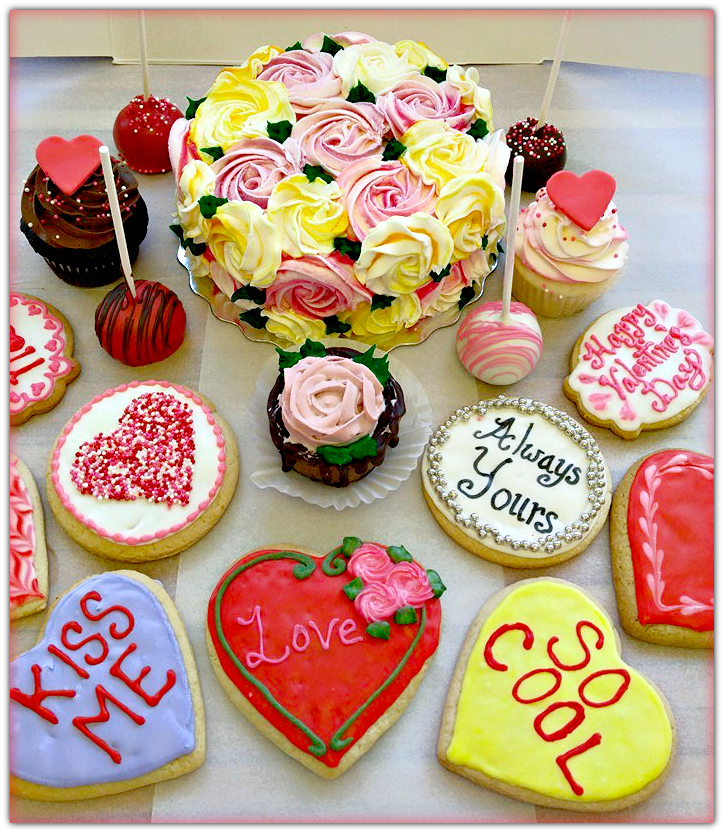 Order custom cakes, cupcakes or cookies