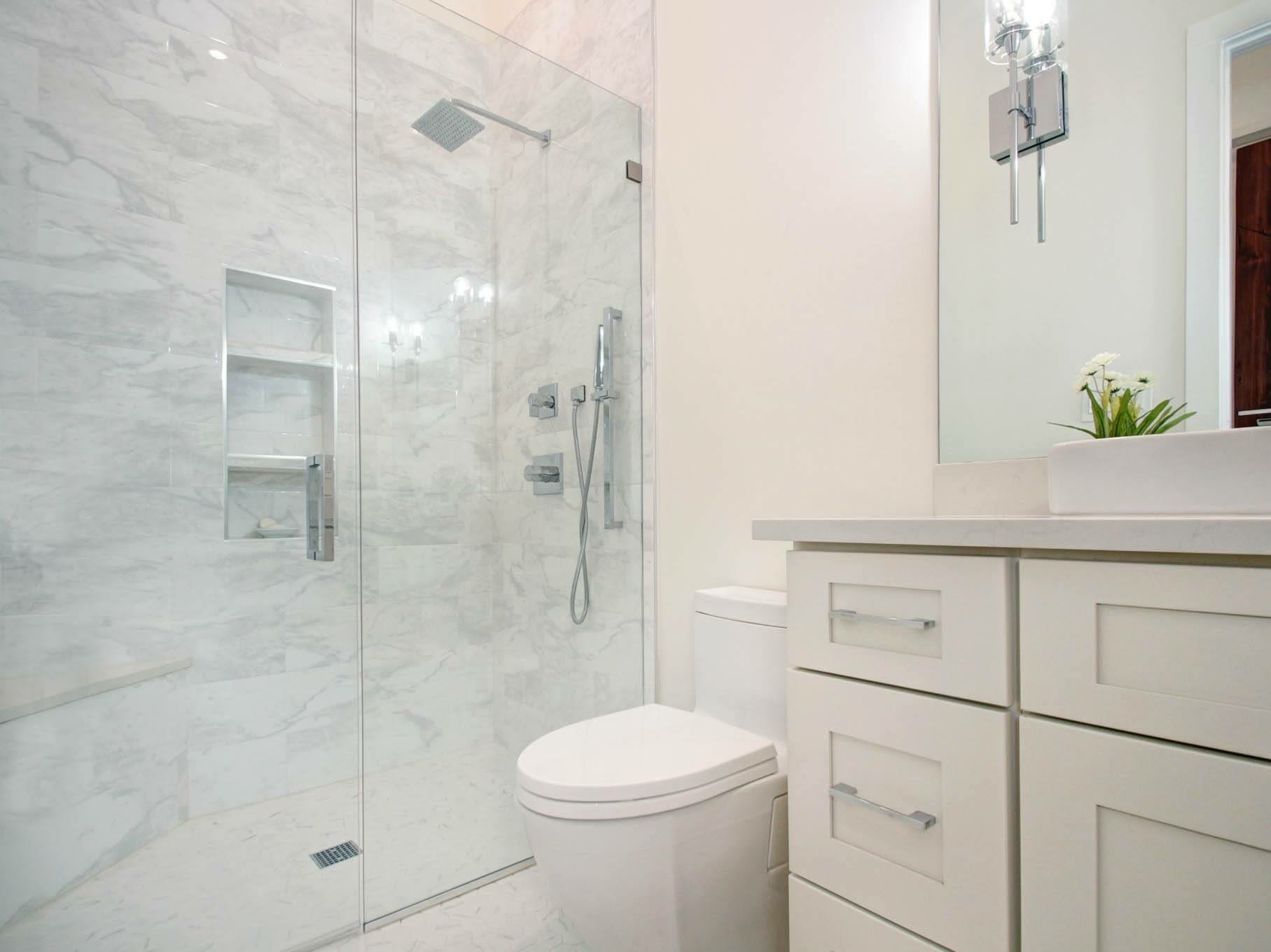 Shower Curtains VS Shower Glass Doors Trilogy Contracting