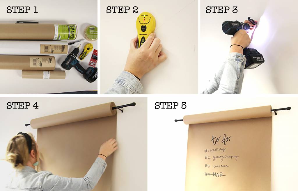 DIY Wall Mounted Paper Roll Trimaco