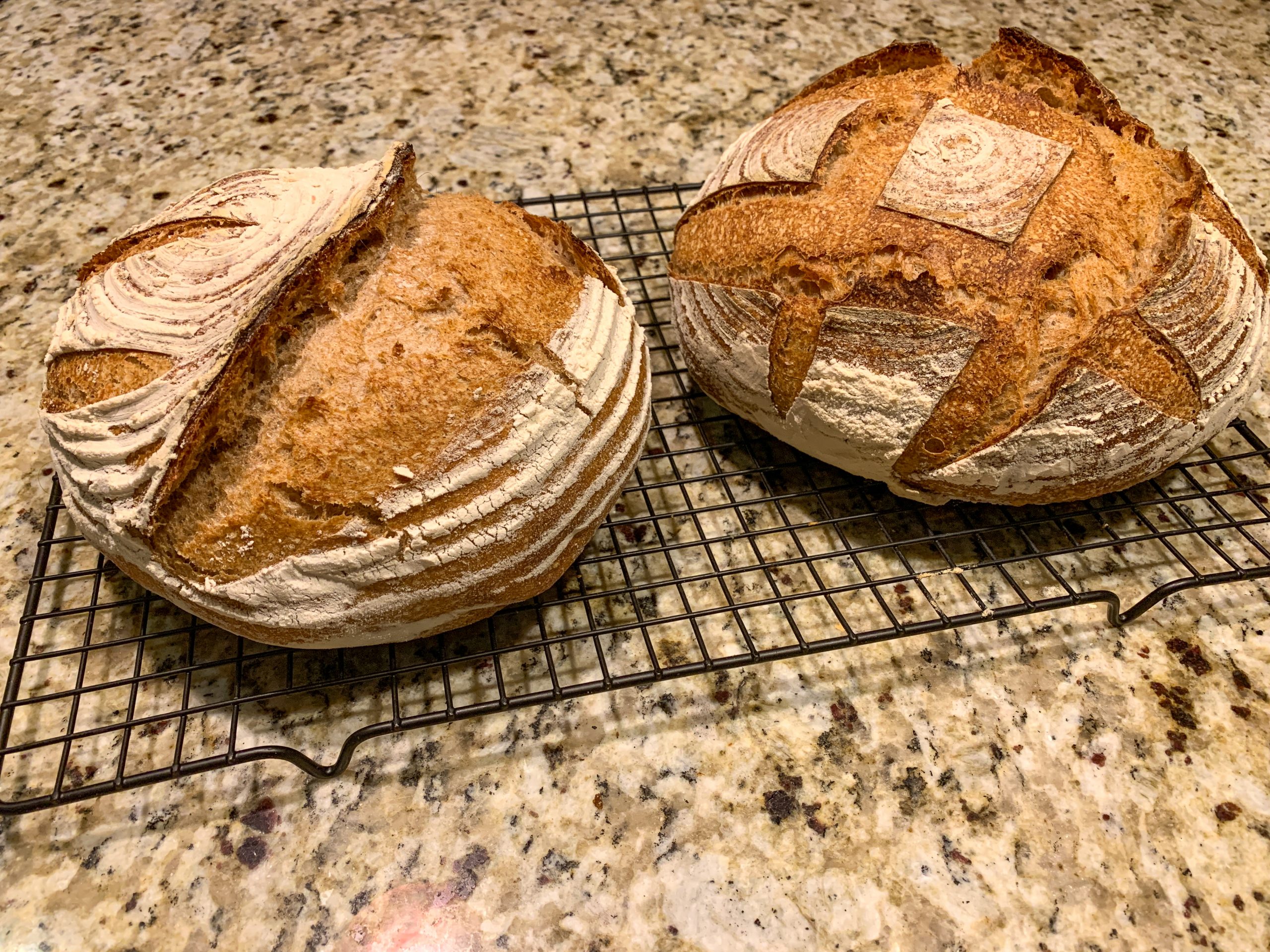 Whole Wheat Sourdough Bread Trimazing