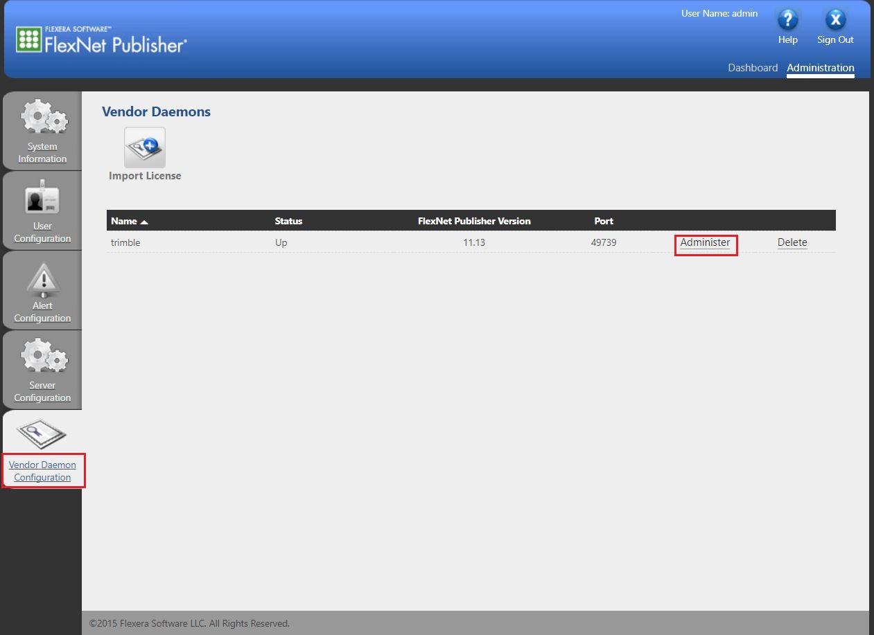 Configure license server and vendor daemon TCP port eCognition Help