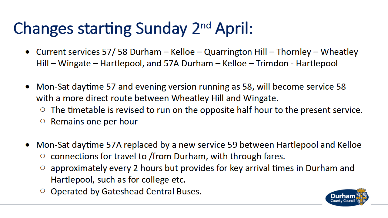 Local Bus Service Problems Trimdon Times