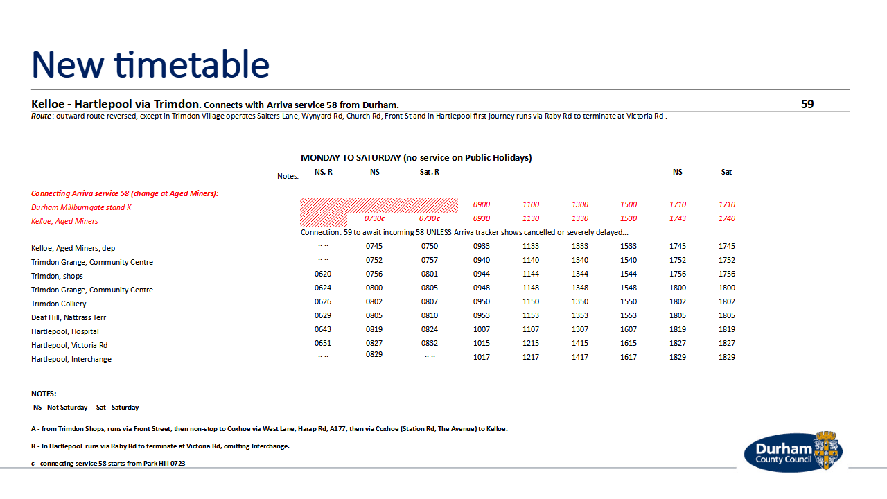 Local Bus Service Problems Trimdon Times
