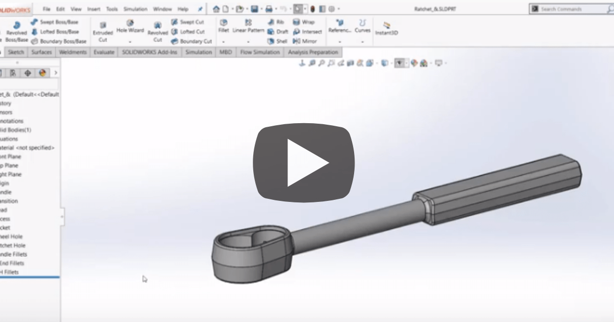 Extrude Options in SOLIDWORKS TriMech
