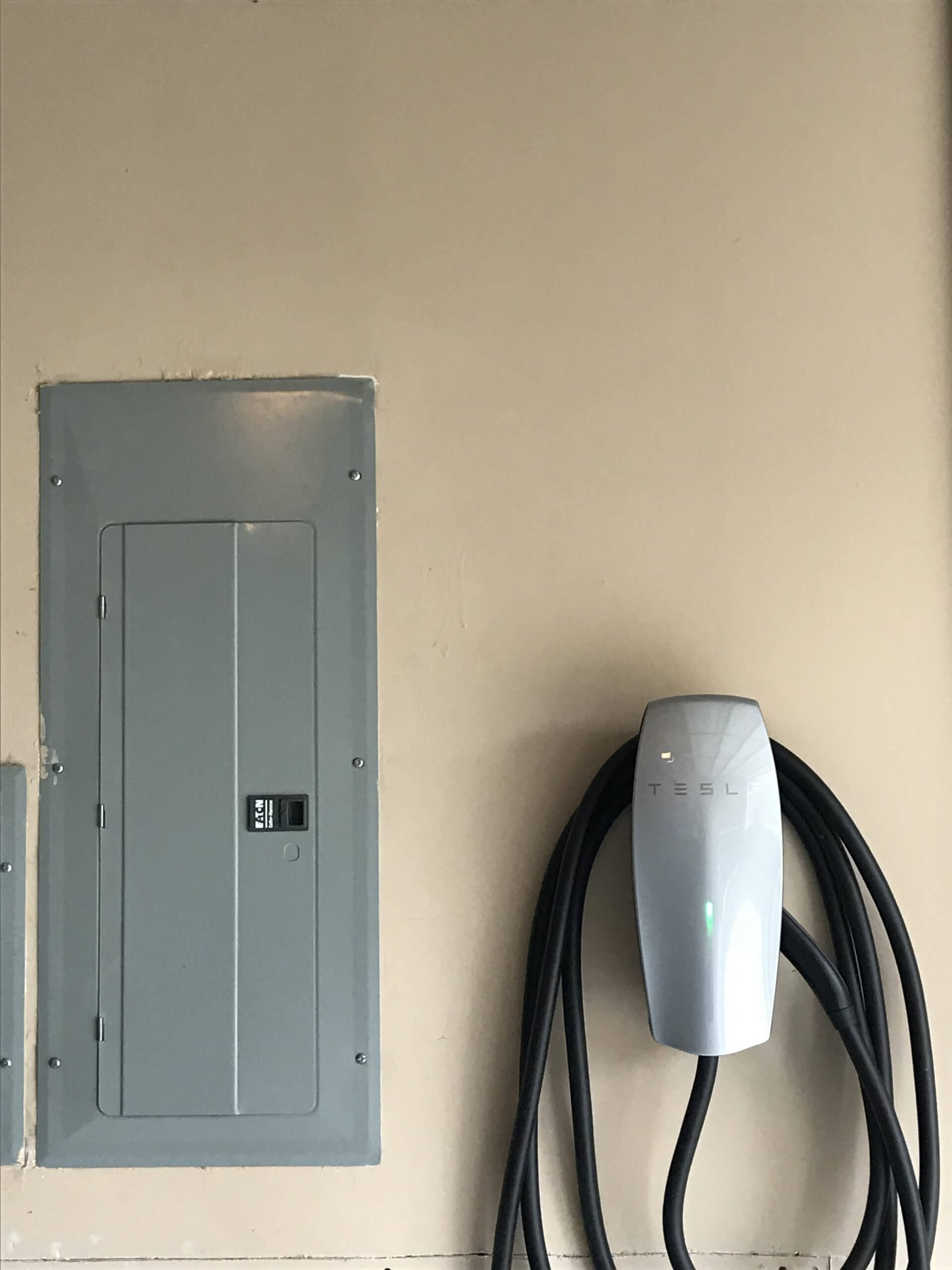 Tesla Home Charging Installation Trim Electric