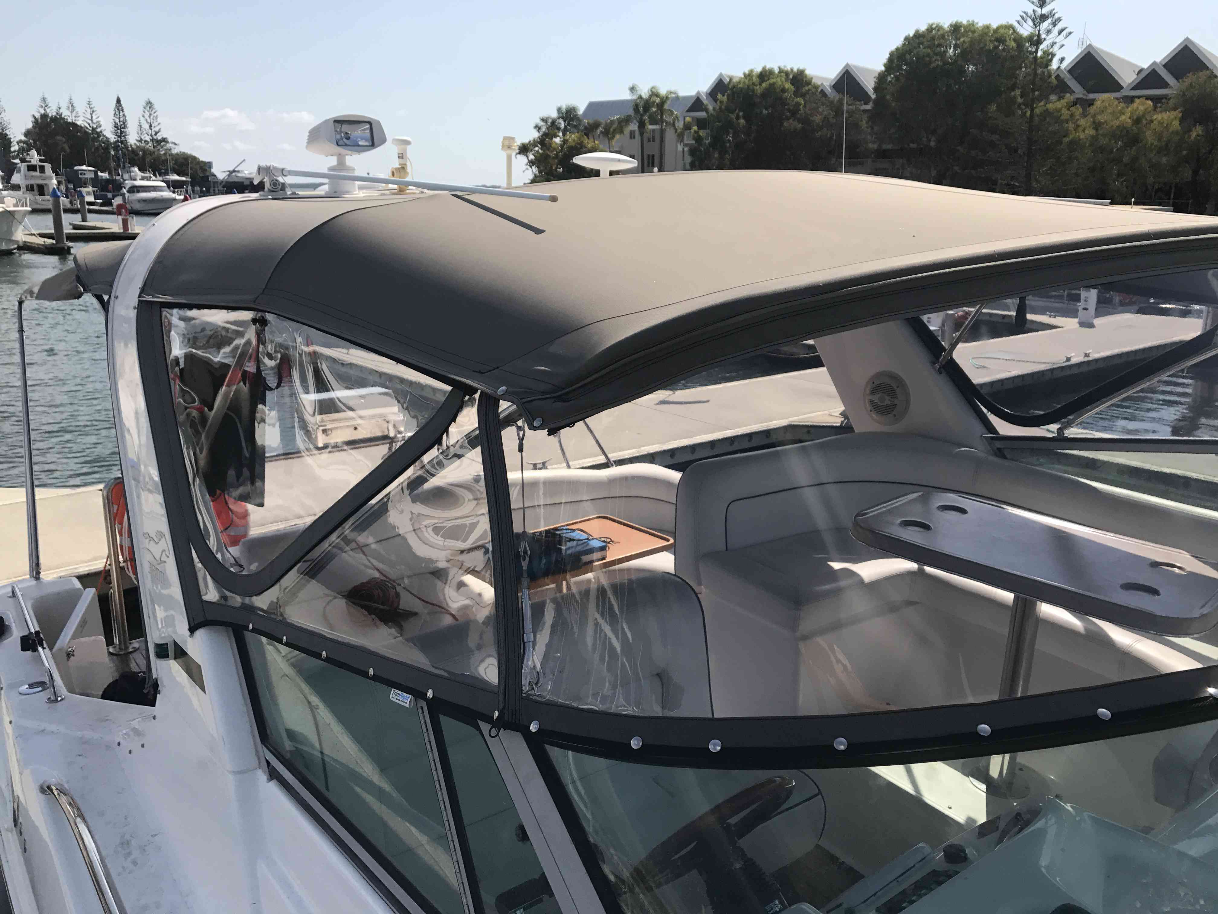 Boat Clears & Enclosures Gold Coast Trimright