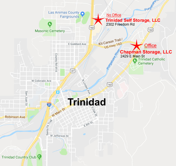 Office Location Trinidad Self Storage, LLC