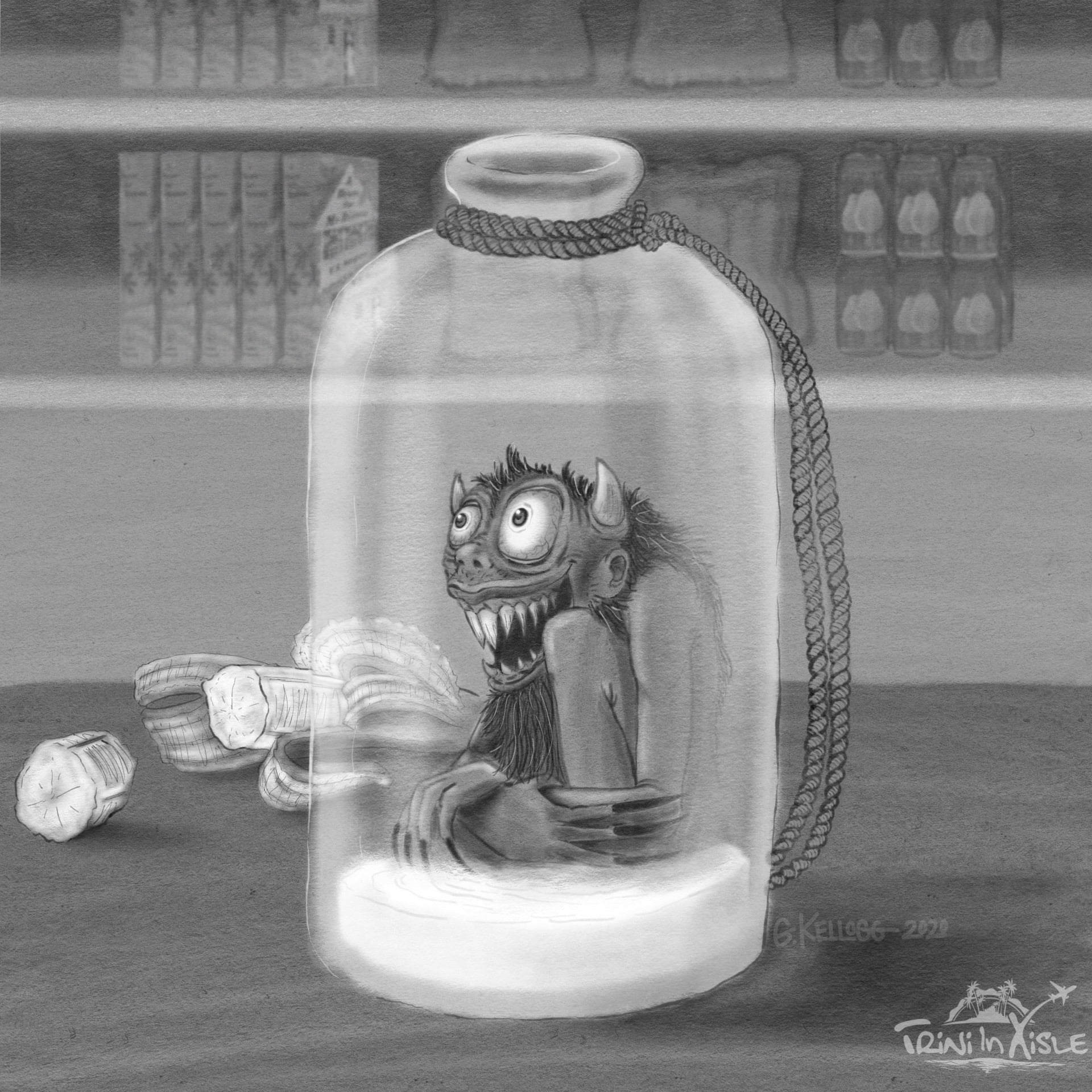 The Buck A Mytical Folklore Creature Used By The Wealthy In Trinidad.