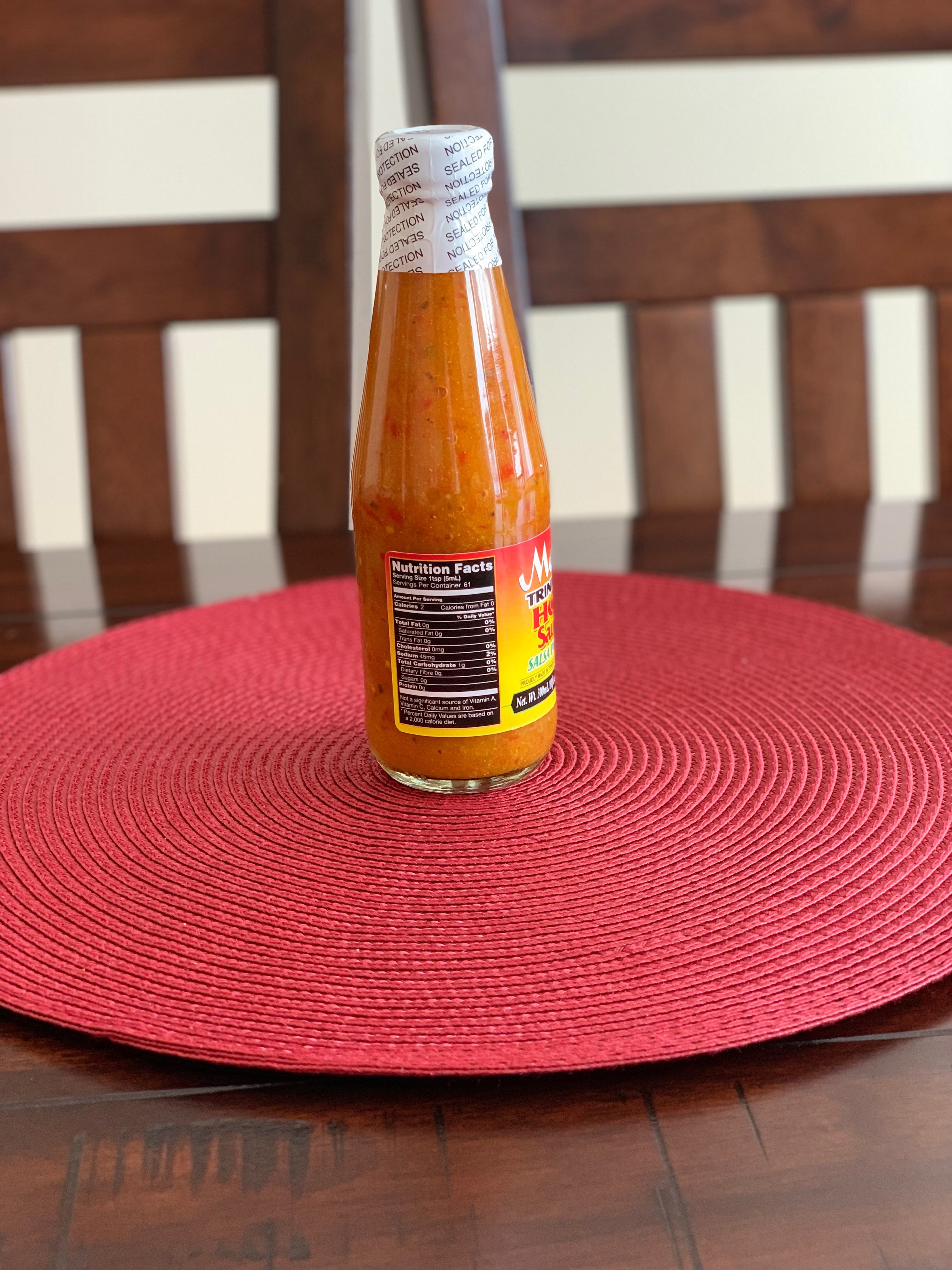 Trinidad Pepper Sauce is a staple eaten with any meal in Trinidad