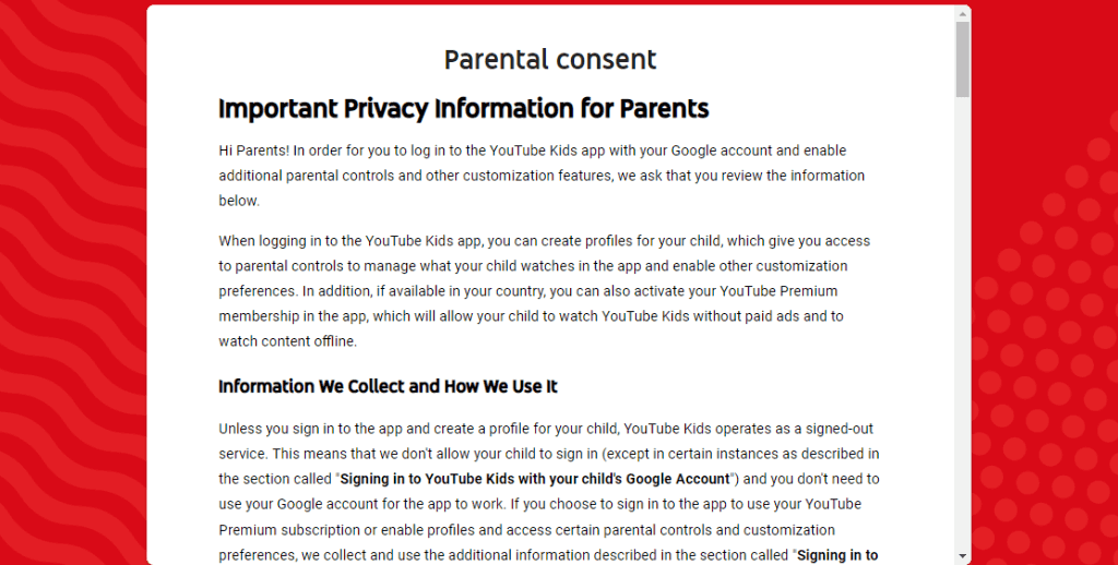 Youtube Parental Control