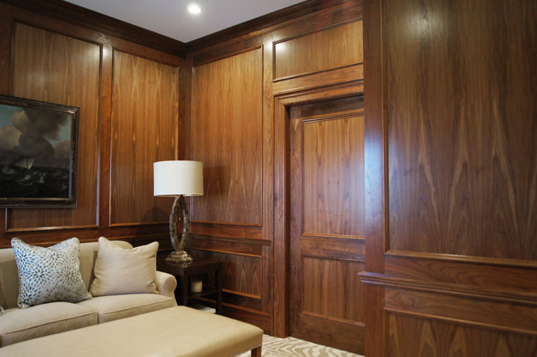 Walnut Library Trinity Woodworking