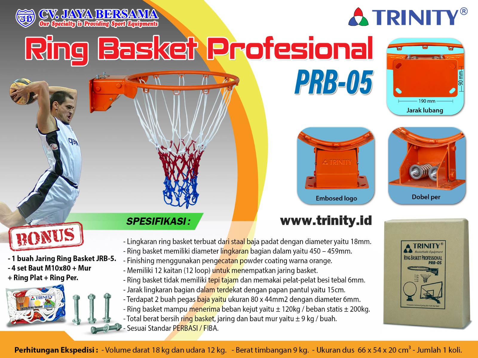 Ring Basket Profesional PRB05 TRINITY