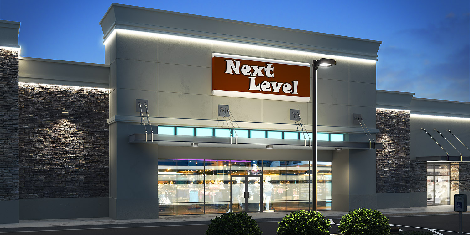 Retail Real Estate 3D Rendering Process Trinity Animation