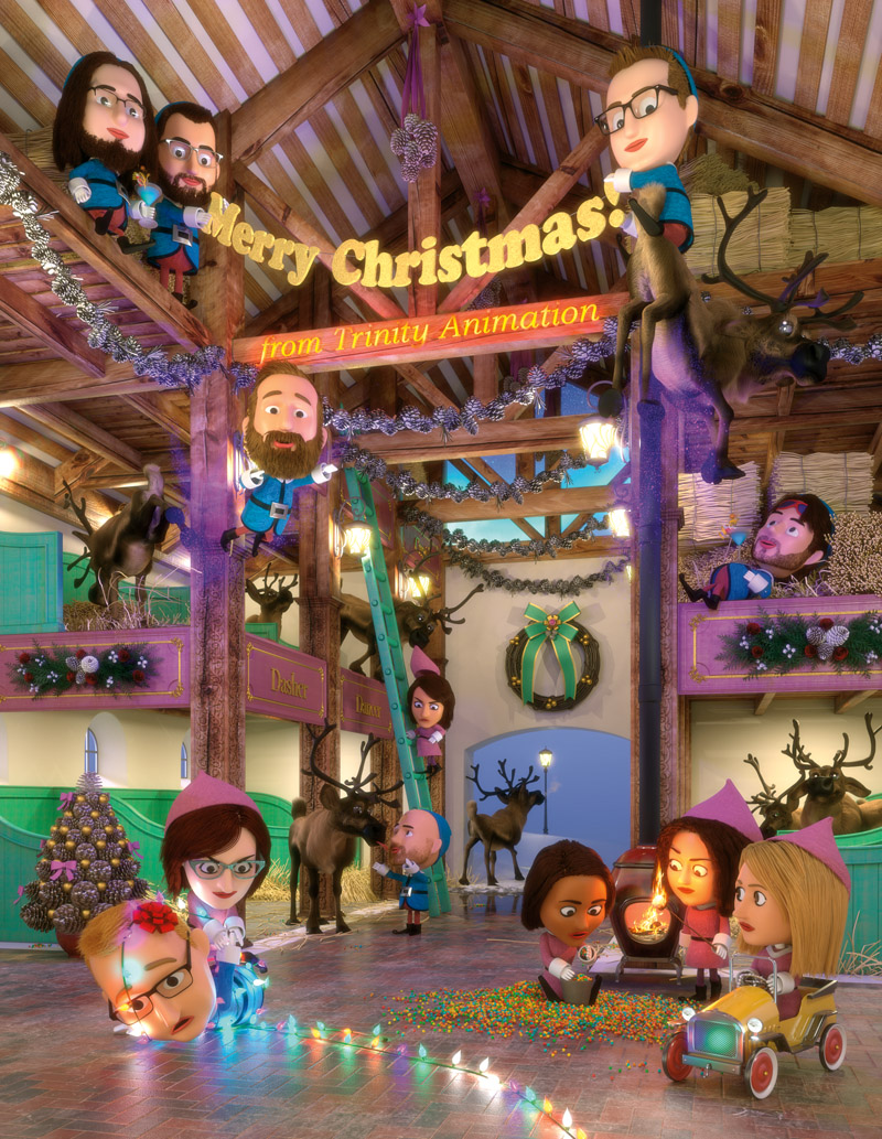 Trinity 2015 Christmas Card Revealed Trinity Animation Blog