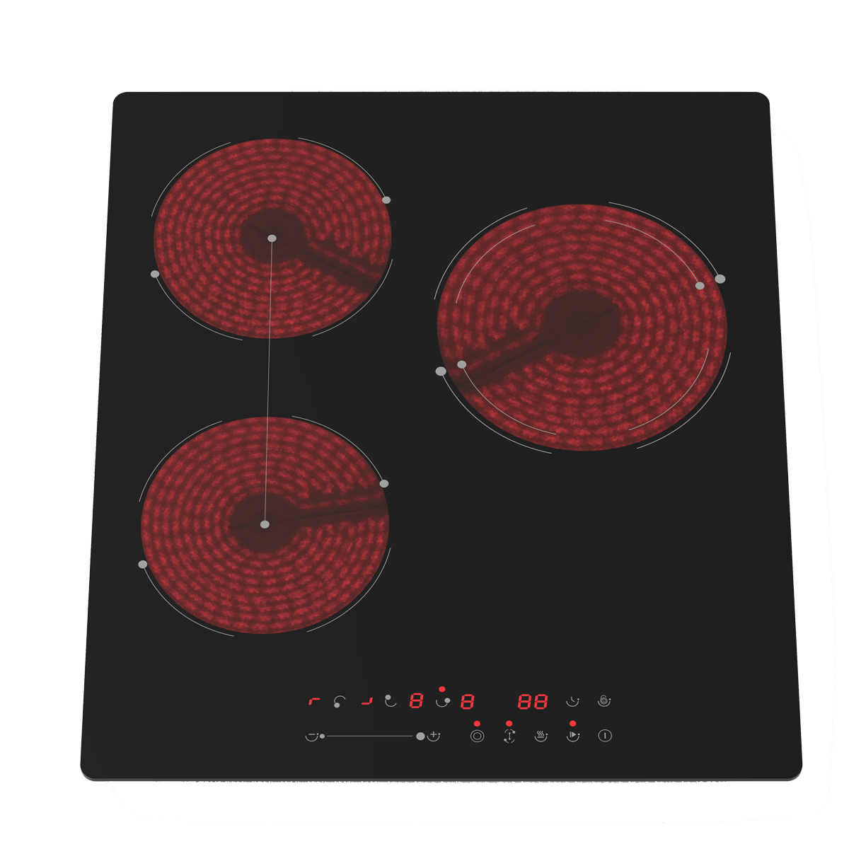 TRC900CT 90cm Ceramic Cooktop TRINITY