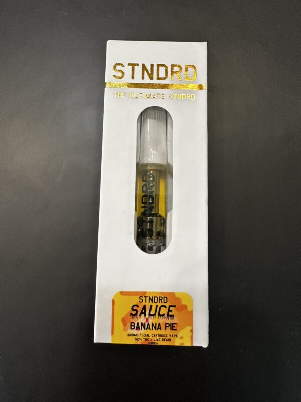STNDRD SAUCE (A.K.A. LIVE RESIN) CARTS ‘INDICA’ Trinity Growers Co.
