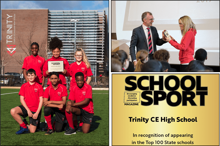Top 100 State Schools for Sport Trinity High