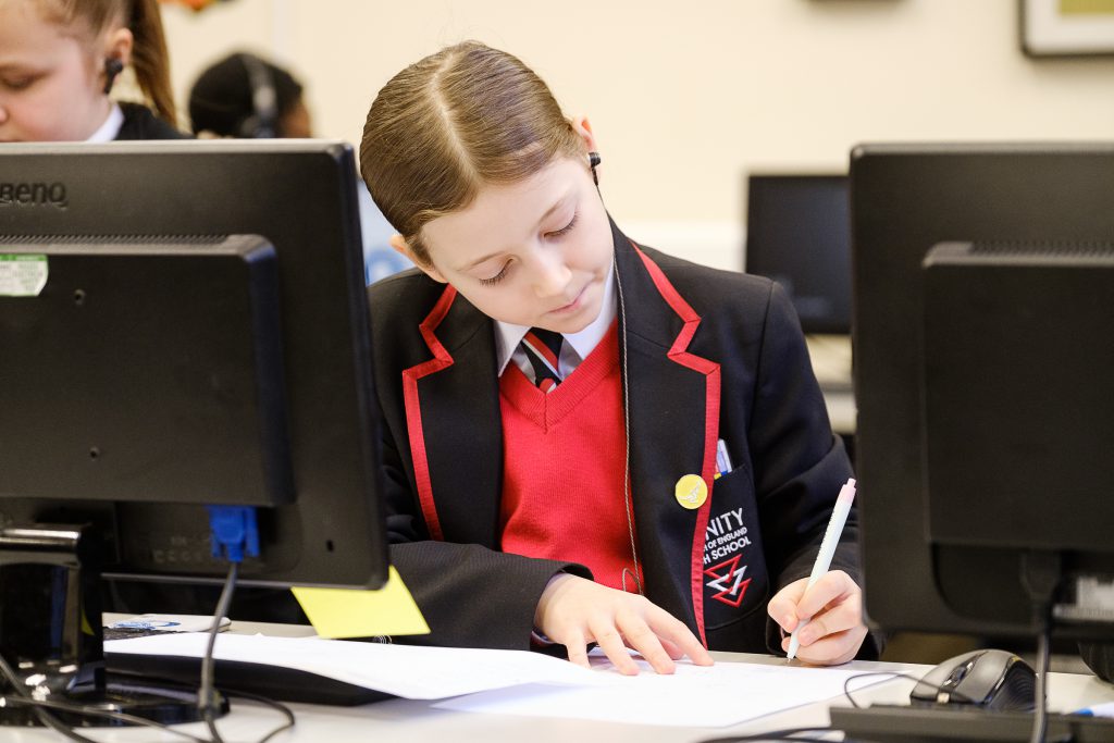 Remote Learning In School Trinity High