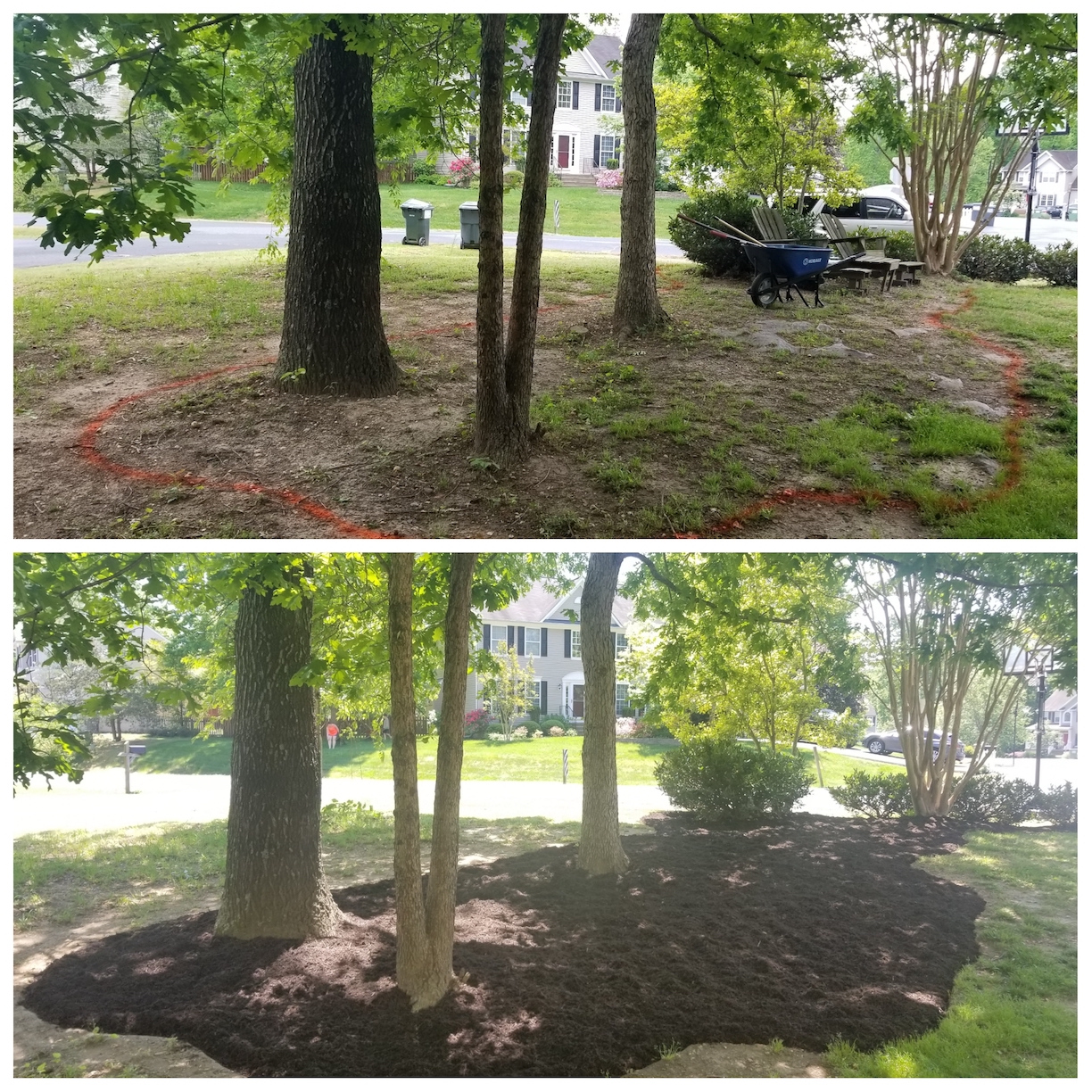 Mulching Mulch Installation