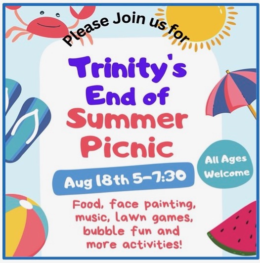 End of Summer Celebration Trinity Lutheran Church